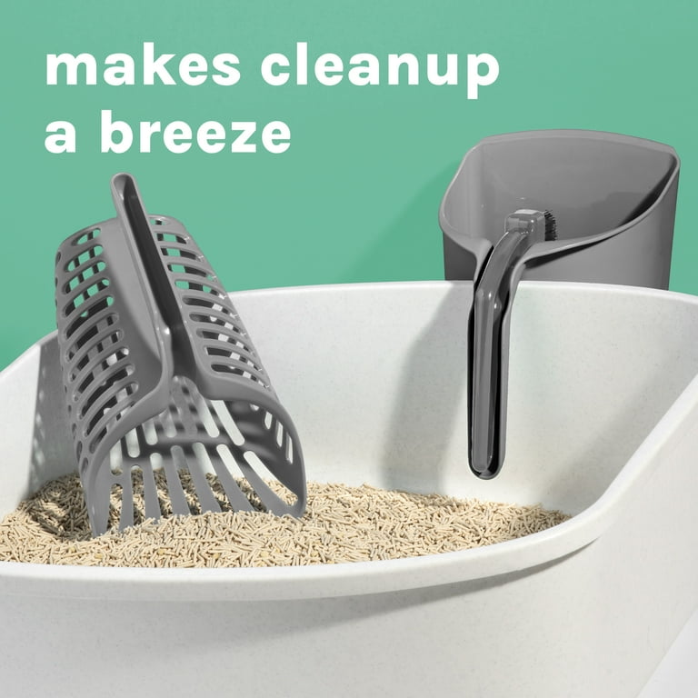 Kitty City Infinity Litter Scoop, Compact All-in-One Litter Box