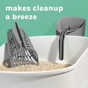Kitty City Infinity Litter Scoop, Compact All-in-One Litter Box Cleaning Tool for Cats