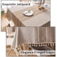 thumbnail image 3 of Mantel con borlas bordadas, mantel a prueba de polvo de lino y algodón para cocina, comedor, fiesta, hogar, decoración de mesa, rectangular Adepaton HMHZ987-5, 3 of 5