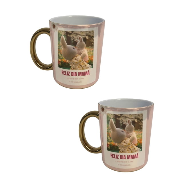 Duo de tazas de cerámica 325 ml Mamá TINK