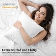 thumbnail image 5 of Lux Decor 18x18 Pillow Inserts 4 Pack - Hypoallergenic Square Form Throw Pillow Inserts, White Decorative Pillows for Couch, Sofa, Bed, Chair, Bench & Living Room, 5 of 18