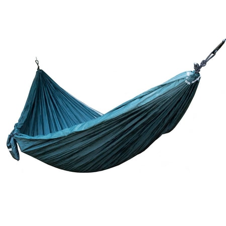 ForHauz Hammock, Ultra-Light Portable Two-Person Parachute Nylon Hanging Bed for Outdoors, Travel, Camping, Backpacking, Multiple Colors