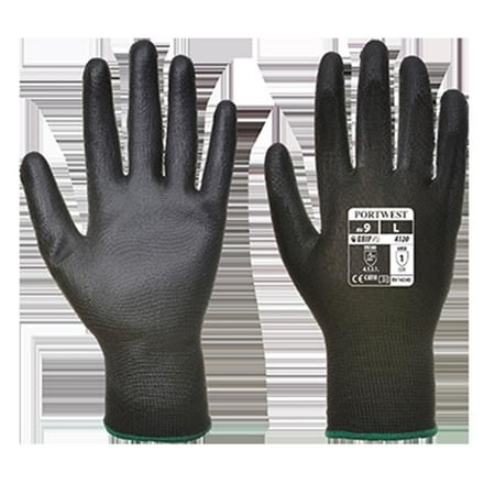 

Portwest A120BKRL Black Pu Palm Glove Large