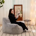 thumbnail image 6 of New Gaming Sofa Chair - Oversized High Back Adults Bean Bag 300lb , Ergonomic Lounge Design - For Bedroom, Living Room, Office Indoor/Outdoor - Adults, Teens, Kids, 6 of 7