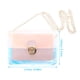 thumbnail image 4 of Bolso transparente para mujer, con cadena de colores, minibolso de gelatina transparente (rosa), 4 of 6