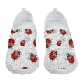 thumbnail image 5 of Fashionable Cartoon Seven-star Print Comfortable And Breathable Summer Shoes White Slip On Shoes Flast, 5 of 9