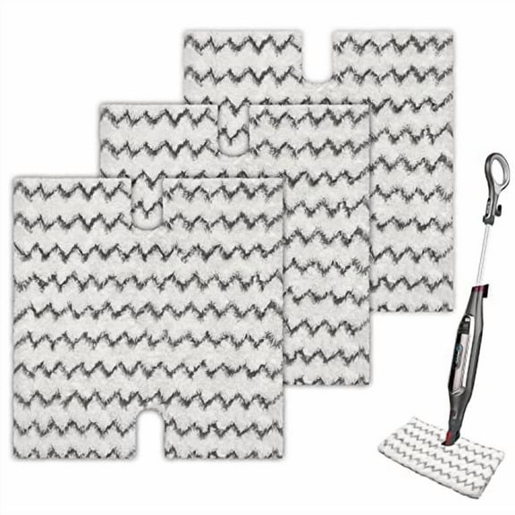 Steam Mop Pads Replacement for Shark Lift-Away Pro & Genius Pocket Steam Mop Series S3973 S3973D S3973WM S5001 S5003D S5002Q S5003A S6001W S6001WM S6002 S6002C S6003 Washable Reusable Mop Pads,3 Pack
