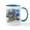 White/Blue Inside, variant on CafePress - Wolf Mug - 11 oz Ceramic Mug - Novelty Coffee Tea Cup