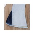 thumbnail image 3 of Hirigin Specialcal Toddler Little Kid Girls Denim Jeans Bell Bottom Flare Pants Leggings Trousers, 3 of 5