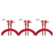 thumbnail image 4 of Sidaley Cable de carga rápida Reemplazo del cable de datos de doble codo para la interfaz micro USB del teléfono móvil Android, rojo, 2 m Type1 NO1, 4 of 6