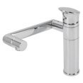 thumbnail image 3 of Grifo de lavabo universal con manguera de metal de un solo orificio para cocina y baño, rosca G1/2, 3 of 14