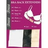 Braza Washable Fine Tuning 100% Soft Brushed Nylon 3PC Bra Back Extenders Pack