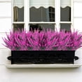 thumbnail image 2 of ZZ 20 Bundles Artificial Lavender Flowers Outdoor UV Resistant Fake Flowers No Fade Faux Plastic Plants, 2 of 8