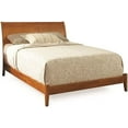 thumbnail image 6 of Atlantic Furniture Bordeaux Platform Bed with Open Footrail in Caramel Latte-King, 6 of 6