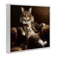 thumbnail image 3 of Stupell Industries Baron Whiskerton Cat White Framed Giclee Art design by Kelley Parker, 16 x 20, 3 of 8