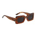 thumbnail image 4 of Driving Glasses Traveling Travel Summer Rectangle Sunglasses for Women Men Leopard Black Gray, 4 of 8