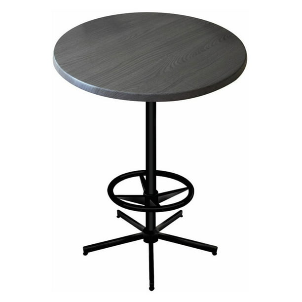Holland Bar Stool Co Outdoor 36 In Round Height Indoor Patio Dining Table With Foot Rest Com Holland Bar Stool Co Outdoor 36 In, What Height Bar Stool For 36 Table
