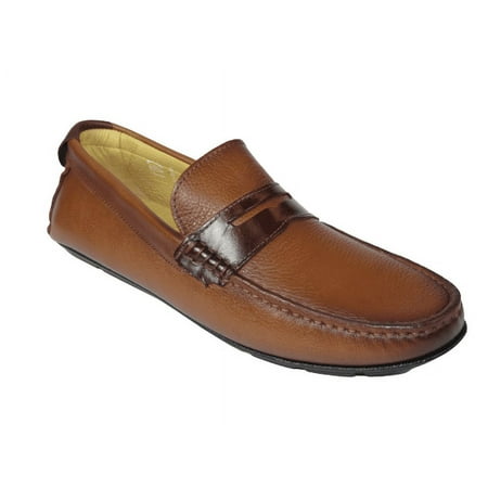 

Men s Shoes Steve Madden Slip On Driving style Casual Soft Leather Tatem Bronze
