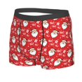 thumbnail image 2 of Daiia Merry Christmas Santa Claus A Men's Underwear Boxer Briefs, Cotton Stretch Moisture-Wicking Underwear-Large, 2 of 9