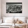 thumbnail image 2 of Elephant Stock Manhattan In Monochrome Wall Art - Horizontal Canvas Wall Art - Living Room Wall Decor - Places Canvas - Black And Gray Decor - 45" x 30", 2 of 8