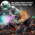 thumbnail image 2 of YCFUN RC Monster Trucks for Kids, RC Cars for Boys with Music Lights & Spray, Dinosaur Toy RC Car with 2 Batteries for Boys Kids Aged 3-8 (Cyan), 2 of 7