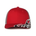 thumbnail image 2 of Outdoor Cap SKRRT-01 Flame Embroidery Mesh Back Cap-Red-Dark-Grey, 2 of 8