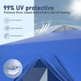 thumbnail image 6 of Summit Living 10' x 10' Pop up Canopy Tent with Sidewalls for Outdoor - Blue, 6 of 8