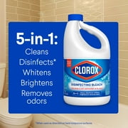 Clorox Disinfecting Liquid Bleach Cleaner, Regular Scent, 81 fl oz