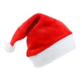 thumbnail image 2 of Milageto Christmas Hat Cap Costume Accessories Santa Hat for Cosplay Festival Holiday 25x35cm Short Plush, 2 of 8