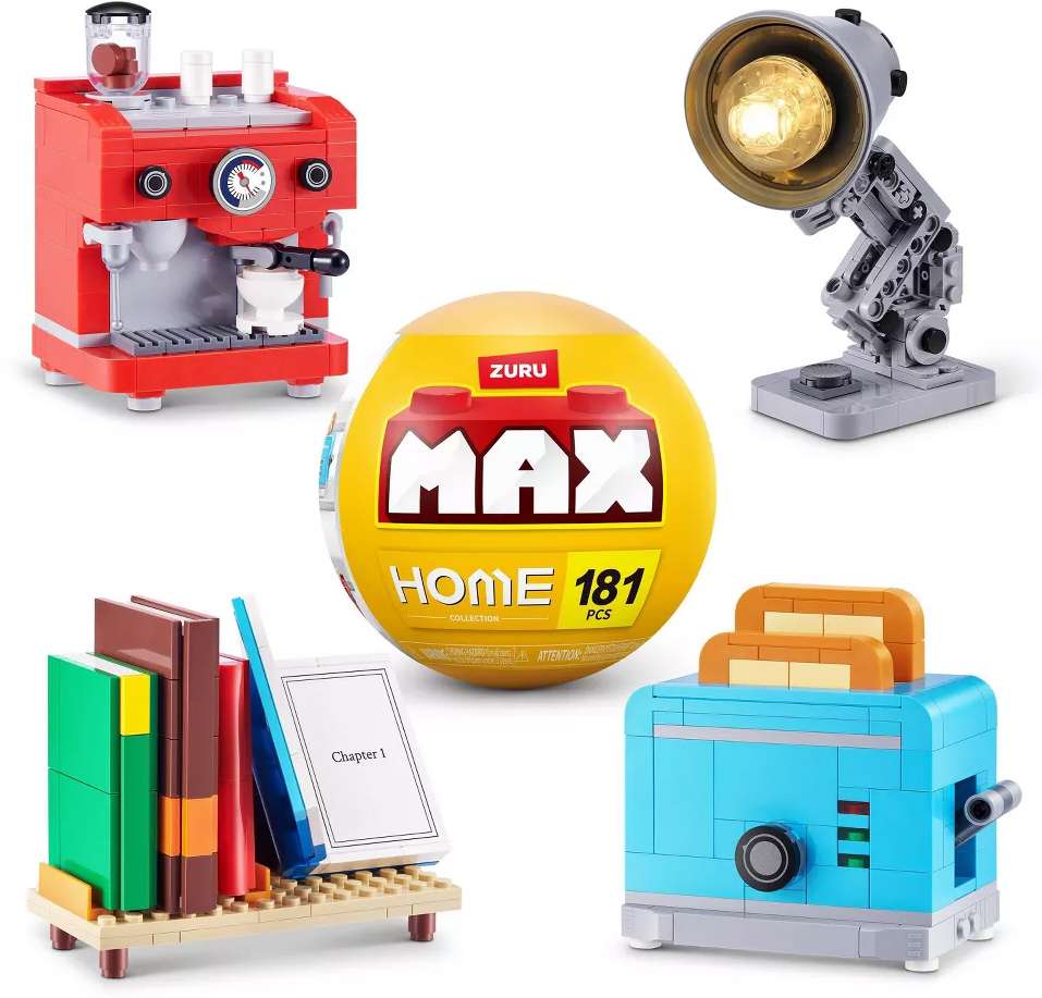 MAX Brick Construction HOME Mystery Pack [Up to 181Pieces]