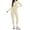 Beige, variant on One Piece Jumpsuits for Women Long Sleeve Zip Up Solid Color Workout Bodysuit Rompers Stretchy Casual Slim Fit Yoga Workout Overalls