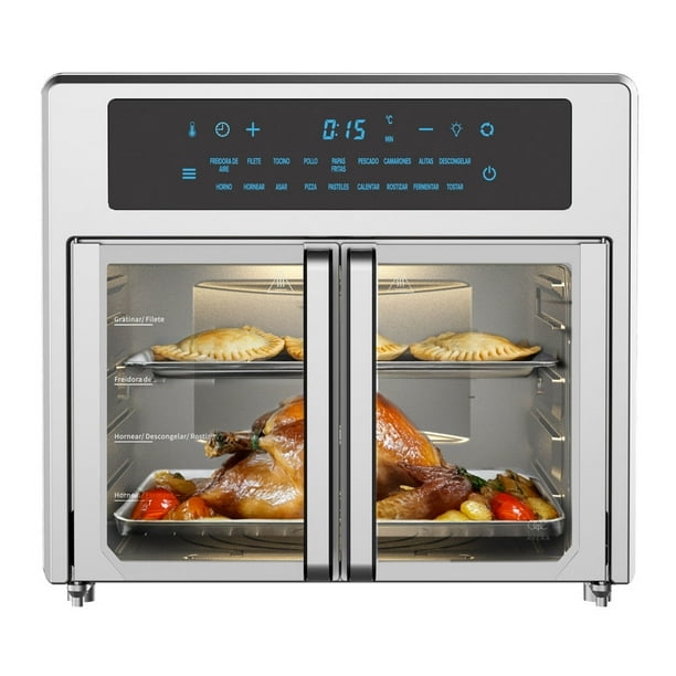 Horno Electrico y Freidora de Aire, Panel digital con 18 funciones, Tamaño XL 25 Lts AVERA HPF01