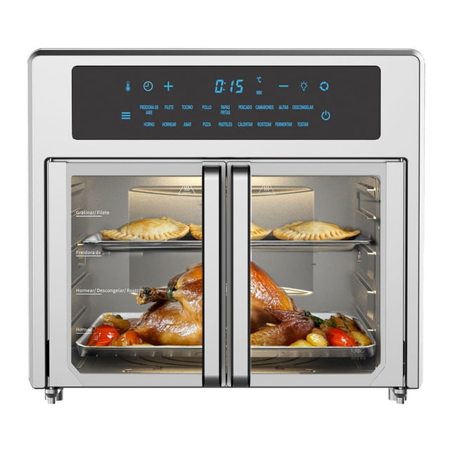 Horno Electrico y Freidora de Aire, Panel digital con 18 funciones, Tamaño XL 25 Lts AVERA HPF01
