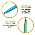 thumbnail image 6 of Highlighter set, angled tip, 5-piece pack, multiple colors, ideal for tidying and coloring., 6 of 7