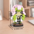 thumbnail image 3 of MOOXI Anime Demons Kanroji Mitsuri BrickHeadz Slayers Building Set,Creative Cute Building Blocks Children Kits,Gifts for Amime Fans(211pcs), 3 of 6