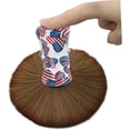 thumbnail image 2 of Cepillo plumero para el cuello de barbero con cerdas suaves y mango ergonómico de madera para cortes de pelo en salones., 2 of 5
