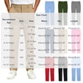 thumbnail image 2 of DJDLJWCJ Boys School Unofrom Pants Straight Leg Solid Color Dress Pants Side Pocket Pull On Suit Pants Green Size 5T, 2 of 9