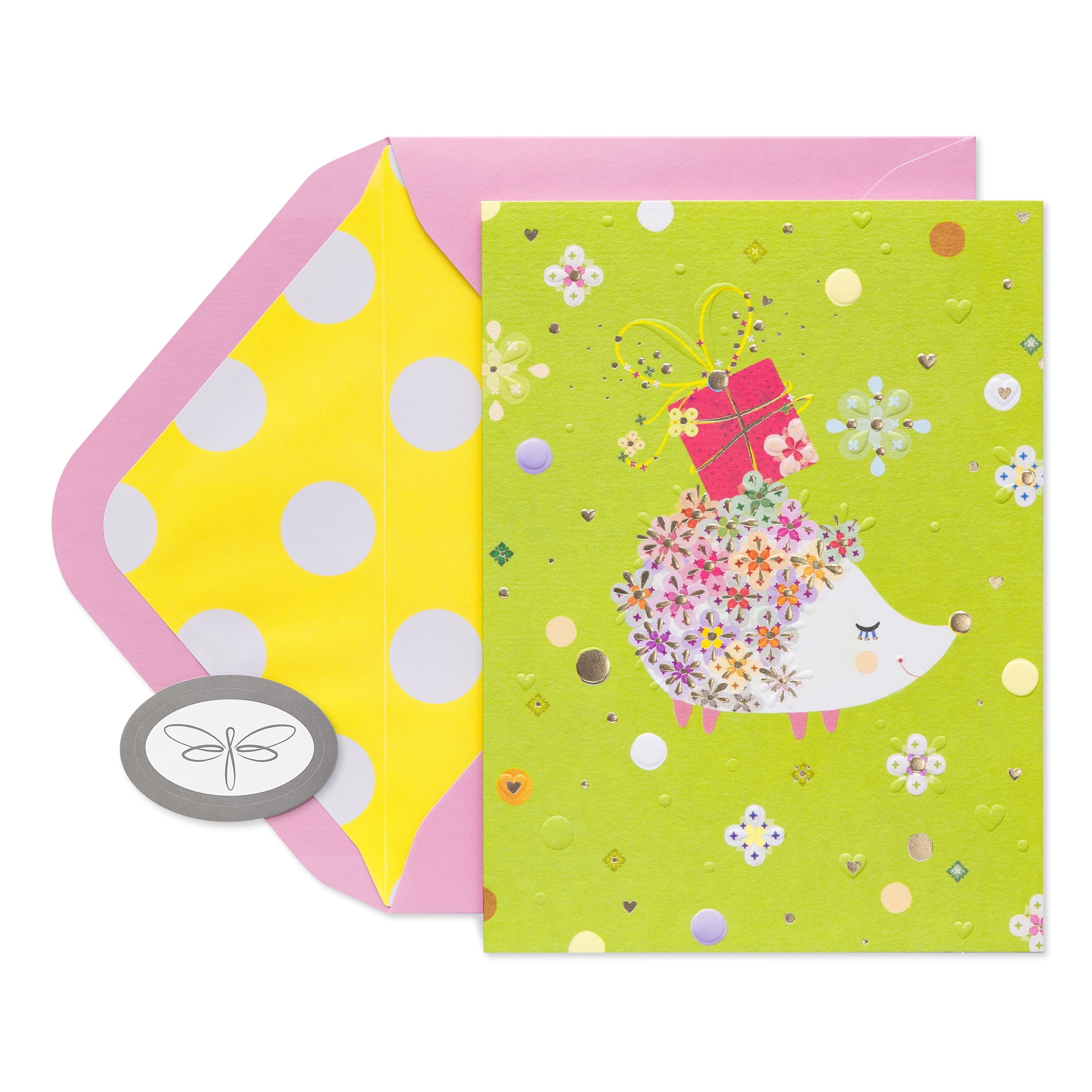 Papersong Premium Birthday Card (Hedgehog)