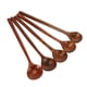 thumbnail image 3 of Cucharas Largas de Madera, 20 Piezas Estilo Coreano 10,9 Pulgadas de Mano Largo de Madera Natural 100% para Sopa Mezclador Agitador de Cocina Utensilios Herramientas de Cocina, 3 of 10