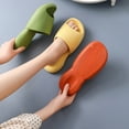 thumbnail image 3 of Bathroom Slippers Solid Color: Simple Thick Sole Household Sandals Shower Slides, 3 of 5
