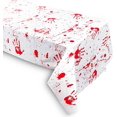 thumbnail image 1 of 3PCS 104 "x 52" Bloody Zombie Mantel Fiesta de Halloween Mantel Decoración JAMW Sencillez, 1 of 4