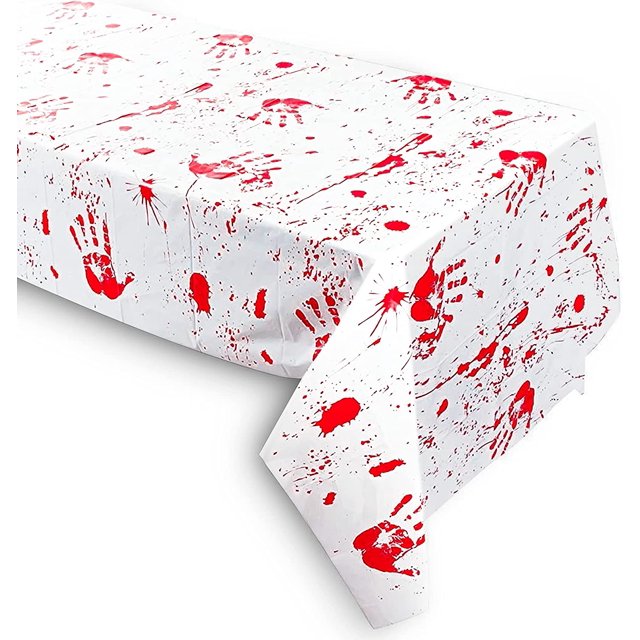 3PCS 104 "x 52" Bloody Zombie Mantel Fiesta de Halloween Mantel Decoración JAMW Sencillez