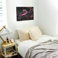 thumbnail image 5 of Fuzoiu Glowing Leaf Bird Print Canvas Wall Decorative,Modern Artwork Picture Decor Painting,Living Room Bedroom Home Office,Framed Hangable Decorative Artwork Size 30x40, 5 of 6