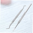 thumbnail image 4 of KONTONTY 2 Pcs Pousseur de Cuticules en Acier Inoxydable Double Extrémité pour Soins des Ongles Hommes et Femmes, 4 of 8