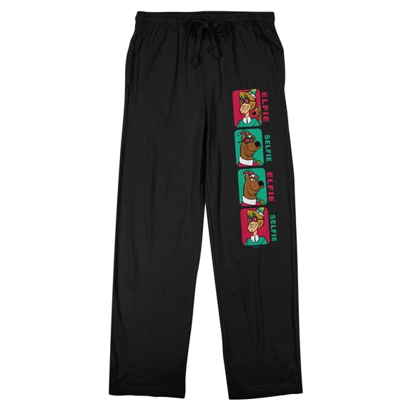 Scooby Doo Mens Sleep Pajama Pants Black