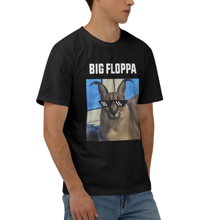  Just A Boy Who Loves big floppa T-Shirt : Clothing