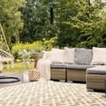 thumbnail image 4 of Safavieh Courtyard Alvin Geometric Indoor/Outdoor Area Rug, Brown/Bone, 2' x 3'7", 4 of 10