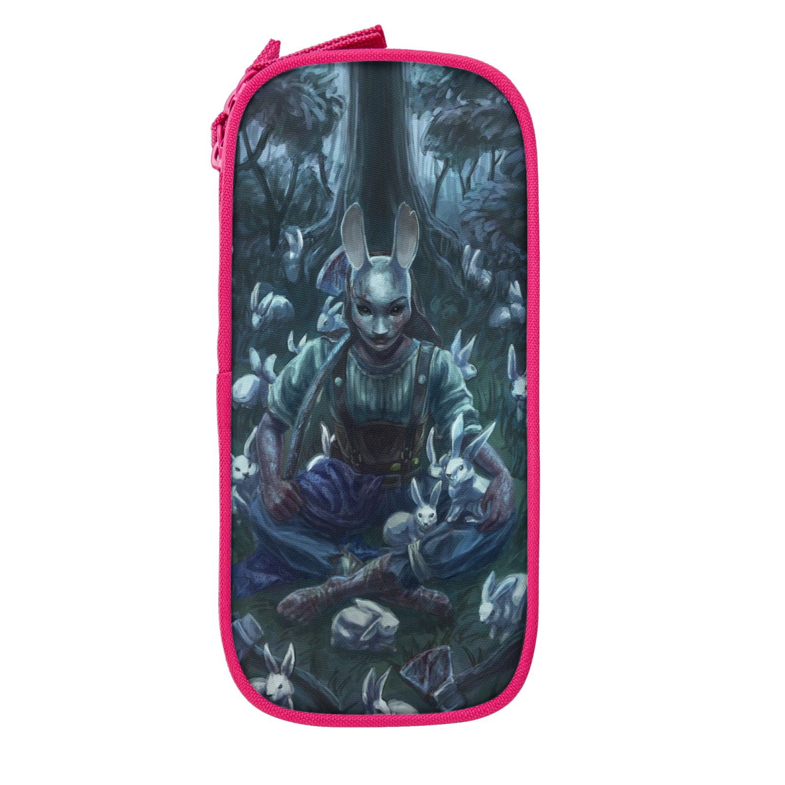 Dead By Daylight Dbd Pencil Case Large Capacity Pencil Pouch Pen Bag Office Stationery Organizer Travel Makeup Bag Pink