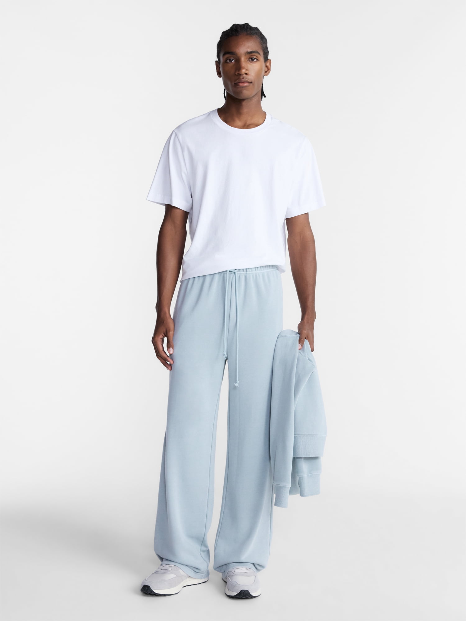 No Boundaries Soft Fleece Vintage Straight Sweatpants, Men's XS-5XL