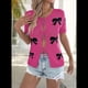 thumbnail image 5 of Suéteres Tipo Cárdigan con Lazo para Mujer, de Corta y Punto Holgado. Rosa Roja XL, 5 of 9